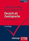 Image de Deutsch als Zweitsprache: Lehren und lernen (StandardWissen Lehramt, Band 2891)
