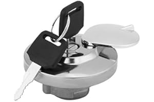 HAOFY Tapa del Tanque de Combustible de la Motocicleta con 2 Llaves para Shadow VT750 DC C2 VLX VT600 Tapa del Tanque de Gasolina de la Motocicleta Universal