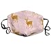 Produktbild Monicago Einzigartige Unisex-Mundmaske, Gesichtsmaske, Golden Deer Face Mask, Reuseable Polyester Face Mouth Mask Respirator For Cycling Anti Dust For Unisex Men Women Girls