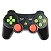 Produktbild PS3 Controller,BEETEST Wireless Bluetooth Double Shock Vibration Controller Gamepad Joystick für Sony Playstation 3 PS3 Schwarz