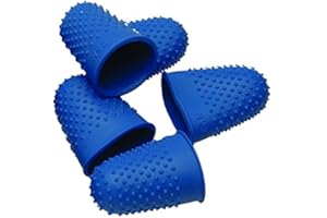 Pack of 24 Range Wholesale Thimblette Rubber for Note-Counting Page-Turning Size: 1 Blue Medium Ideal for Home & Office ect.