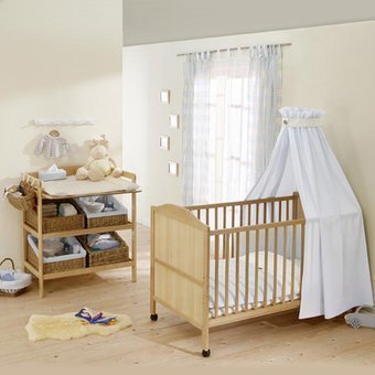 Preisvergleich Produktbild Leipold Wickelregal Nena natur lackiert