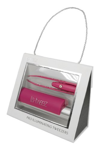 La Tweez Pro Illuminating Tweezers Pink