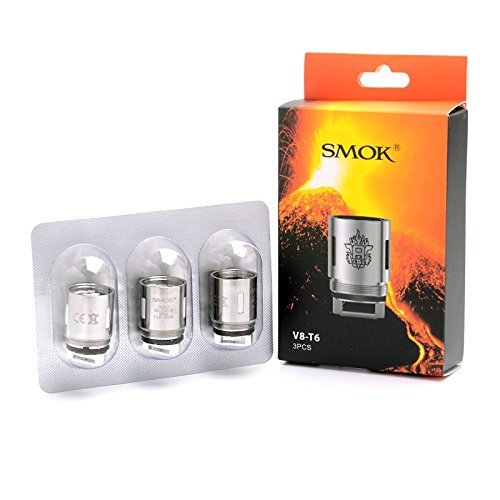 100% Genuine Smok TFV8 - Cloud Beast KIT - T6 Coils (3 Pack)
