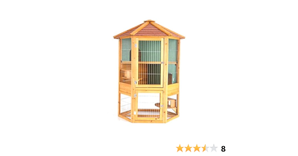 hexagonal rabbit hutch