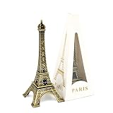 FCAROLYN Paris Eiffelturm Kunsthandwerk Kunst Statue Modell Figurine Center Raum-Dekor Schmuck Ständer Halter, 7.0 Zoll(Bronze) - 5