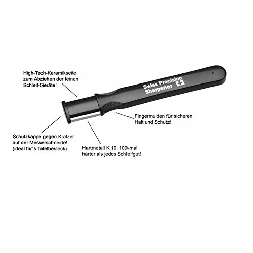 PROFI Messerschärfer – Schweizer Präzisions Universal Schärfer Combostar – Patentiert - 3