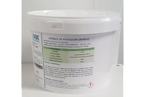 Medilife 2kg Sorbate DE Potassium Granule Grade Feed (E202) Préservatif dans Les Aliments pour appâts et bouillettes