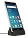 Price comparison product image MyGadget USB Type C Desktop Dock Charging Stand - Charge & Sync Docking Station Holder for Samsung Galaxy S8 / S8+, A3 A5 (2017), LG G6 G5 etc. Black