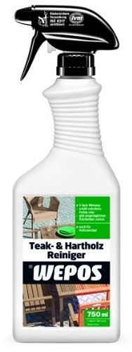 Wepos 2000300855 Teak- und Hartholz Reiniger 750 ml