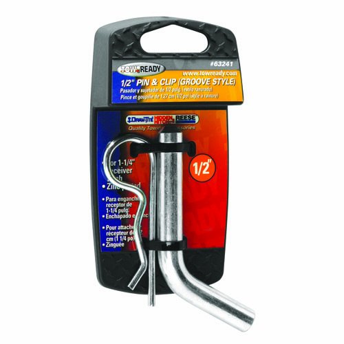 Tow Ready63241 1/2" Grooved Style Hitch Pin and Clip (1 1/4" Sq. Receivers)