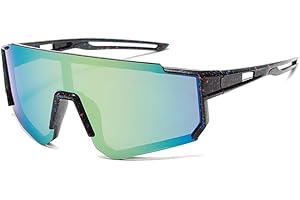 TOFBS Gafas de Ciclismo Polarizadas Niños Deportivas Adolescentes Gafas de Ciclismo Running Protección UV 400 Gafas de Sol para Deportes al Aire Libre