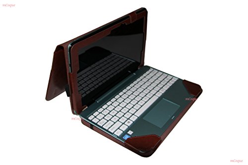 mCoque hohe Qualität PU Ledertasche für 10,1″ ASUS Transformer Book T100HA (einschließlich eines separaten Tastatur-Kasten) – Braun - 7