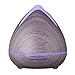 Produktbild HONGSHU Ätherisches Öl Diffusor, 400Ml Ultraschall-Aroma-Diffusor, 7 Farben Licht, Wasserlose Auto-Off Luftreiniger, Für Office Home Yoga Spa-Holz Aroma Öl Diffusor Luftbefeuchter,Purplewoodgrain