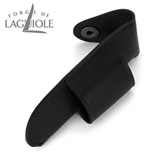 Forge de Laguiole B3N – Gürteletui aus schwarzem Leder für ein Laguiole Taschenmesser 11/12 cm - 3