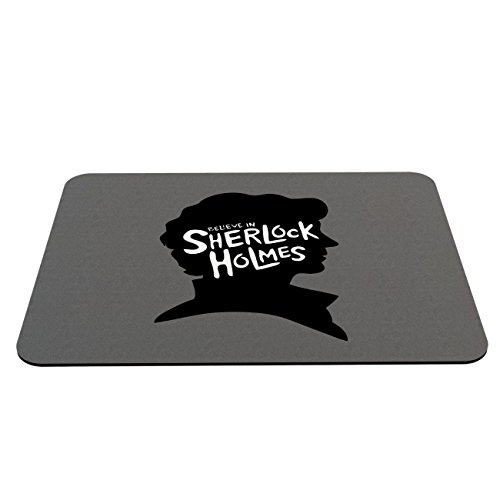 Preisvergleich Produktbild Stylotex Mauspad I believe in Sherlock Holmes - mit textiler Oberfläche