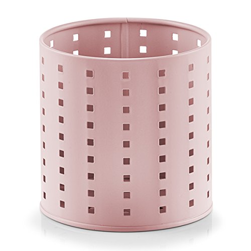 Zeller 27193 Support pour ustensiles métal, rosé, 12,6 x 12,6 x 13 cm