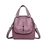 2.Klein aber vollständig: Double-Layer-Design, bis zu 8 Taschen, genug Platz für alle täglichen Bedarf aus iPad mini, Telefon, Geldbörse, Schlüssel zu bilden ect, macht alles gut organisiert.