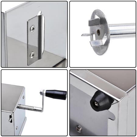 Manuelle Edelstahl Kartoffel Twister Spiralschneider Schneider Kartoffelschneider - 7