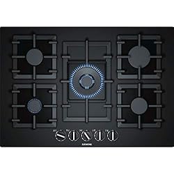 Siemens EP7A6QB90 Plaque de cuisson à gaz, Noir