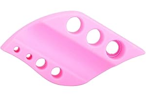 PONGNAS Pigment Ink Tattoo Cup Holder Silicone Tray Semi-permanent Makeup Tools-pigment Storage Tray Rack Tool(Pink)