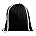 Produktbild 10 x Sportbeutel Turnbeutel Baumwollbeutel Kordelzug Swartz