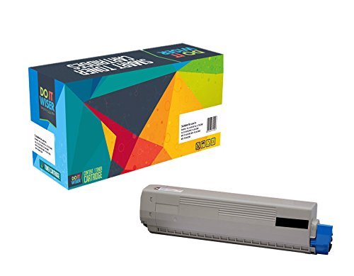Doitwiser Toner 4-Farben-Set kompatibel für Okidata C822 Oki C822dn C822n - 2