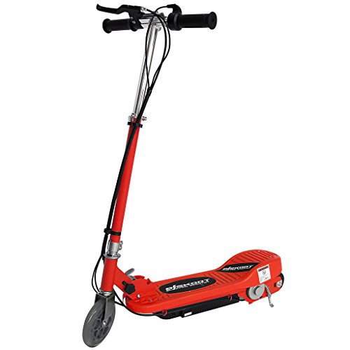 red childrens scooter