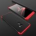 Produktbild Xiaomi Mi Mix 2 Hülle,2ndSpring 3 in 1 Ultra Dünner PC Harte Schutzhülle 360 Grad Hülle + Panzerglas Xiaomi Mi Mix 2 Komplett Hülle Fullbody Case Cover Rot Schwarz