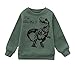 Produktbild Yanhoo Kinderkleidung, Kindermode Baby Jungen Dinosaurier Brief Print Pullover Tops Herbst Winter Warme Langarm Pulli Sweatshirt Langarmshirt Oberteile Skate Park 2~7Jahre