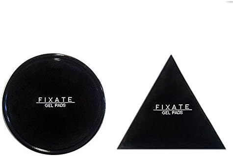 Fixate Gel Pads, Sticky Anti-slip GEL Pads - can be attached to glass, mirrors, whiteboards, metal, kitchen cabinets or tiles