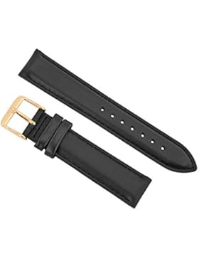 Daniel Wellington Unisex Classy Sheffield Uhrenarmband Lederbänder Leder schwarz DW00200076