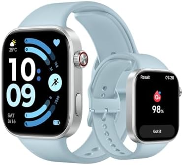 XIAOMI Redmi Watch 6, Smartwatch Uomo Donna, Activity Tracker AMOLED 2.07'' con Monitoraggio di Frequenza Cardiaca, 150+ modalità sportive, Autonomia 24 giorno, 5ATM, GPS, Android&iOS, Blu