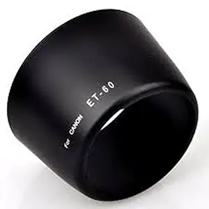 SHOPEE Numex Camera Lens Hood Compatible with Canon EOS camera Lens ET 60 Replacememnt 18-55MM 55-250MM