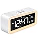 Produktbild Wake-up Light Wecker, Led-Uhr Großes Display Snooze Dimmer 12/24 Stunden Naturgeräusche 6 Farbe Nachtlicht Digitale Sonnenaufgang Wecker Dual Alarm für Heavy Sleeper Kinder (Weiß)