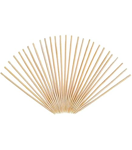 100 Bâtonnets Bambou Cocktail - Pics à Apéritif Colorés Pour Tapas, Fruits Et Canapés - Idéal Fêtes
