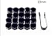 Produktbild L-Yune, Bolzen 17 19 21MM Autozubehör Radkappenschraube Schutzmutter staubdicht for Honda Everus Clarity Civic Accord Urban (Color Name : 19mm Black 20pcs)
