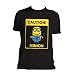 Produktbild Ich - Einfach unverbesserlich 2 - Caution Minions Men T-Shirt - Black - Size Large