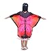 Produktbild VEMOW Neue Mode Cosplay Kostüm Kind Kinder Flügel Jungen Mädchen Böhmischen Schmetterling Print Schal Pashmina Karneval Kostüm Zubehör(Hot pink, 140 * 100CM)