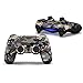 Produktbild Morbuy Design PS4 Schutzfolie Skin Sticker Aufkleber Set styling für Sony Playstation 4 Controller X 1 ( Auch PS4 Slim & PS4 Pro ) (Camo Blue-Grey)