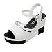 Produktbild Damen Sommer Sandalen Xinan Schuhe Peep Toe römischen Flip Flops (36, Weiß)