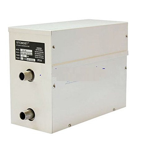 Hanchen 3KW Sauna dampfgeneratoren Dampfgenerator Bad 35-55 °C Dusche Badezimmer Dampferzeuger Dampfgarer für zu Hause Schwimmbad innerhalb 3m³ 1-12h 220V CE