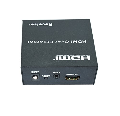 MP power ® HDMI Extender über CAT5/CAT6 Ethernet Kabel, LAN oder Router Verbindung für 1080p Full HD bis zu 100m mit HDMI Sender + Empfänger/Receiver, HDCP kompatibel - 2