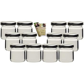 Lot De 24 Pots à Confiture En Verre 350 Ml - Avec Couvercles Dorés 82 Mm, Pour Conserves, Miel, DIY - 14
