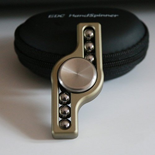 Hand Finger Spinner Toy, KIPTOP High Speed Finger Toy Fidget Handspinner Stress Reducer for Anxiety and Autism Adult Children (Green)