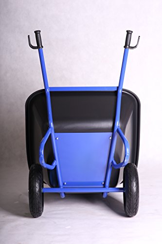Kelberg 2-Rad Hof-Schubkarre mit PU Vollgummiräder 290L - 3