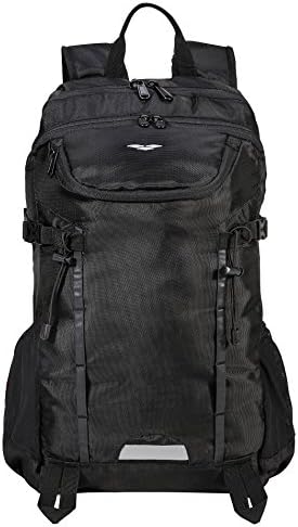 40L Hiking Backpack Trekking Rucksacks with Waterproof Rain Cover &amp; Laptop Compartment for Travel Climbing Camping Mountaineer Outdoor Sports, Black