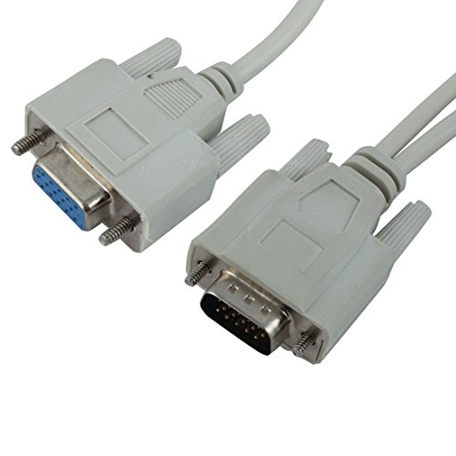 sourcingmap® Weiß 1 PC bis 2 VGA SVGA Monitor Y Splitter Kabel führen 15 Pin de - 2