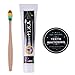 Produktbild Lookthenbuy Zahnbürsten-Set Aktivkohle Whitening Powder Zahnpasta Kohle Bambus