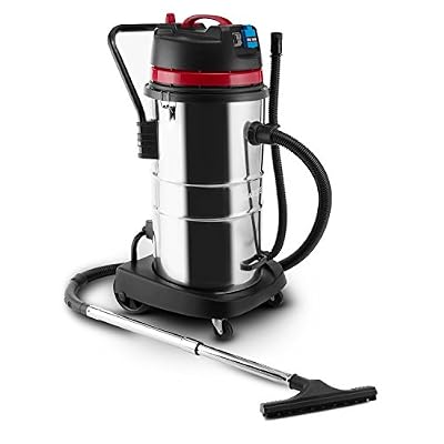 Klarstein Reinraum • aspirateur industriel • aspirateur à eau • aspirateur à poussières • 3400 watts • arrêt de sécurité • fonction souffleur • cuve inox 30 litres • puissant nettoyage à sec • prise de courant intégrée • IP44…